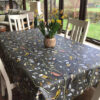 Tweety Charcoal Oilcloth tablecloth