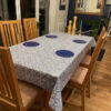 Starburst Batik Matt Oilcloth Tablecloth