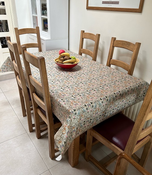 Morrisette Oilcloth tablecloth