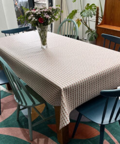 Olympia Blush Oilcloth tablecloth