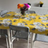 Cath Kidston Wild Poppies Citrine Oilcloth Tablecloth