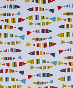 Sardines Tutti Frutti Matt Oilcloth Tablecloth