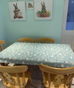 Baa Baa Duckegg Oilcloth Tablecloth
