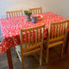 MissPrint Coral Oilcloth Tablecloth