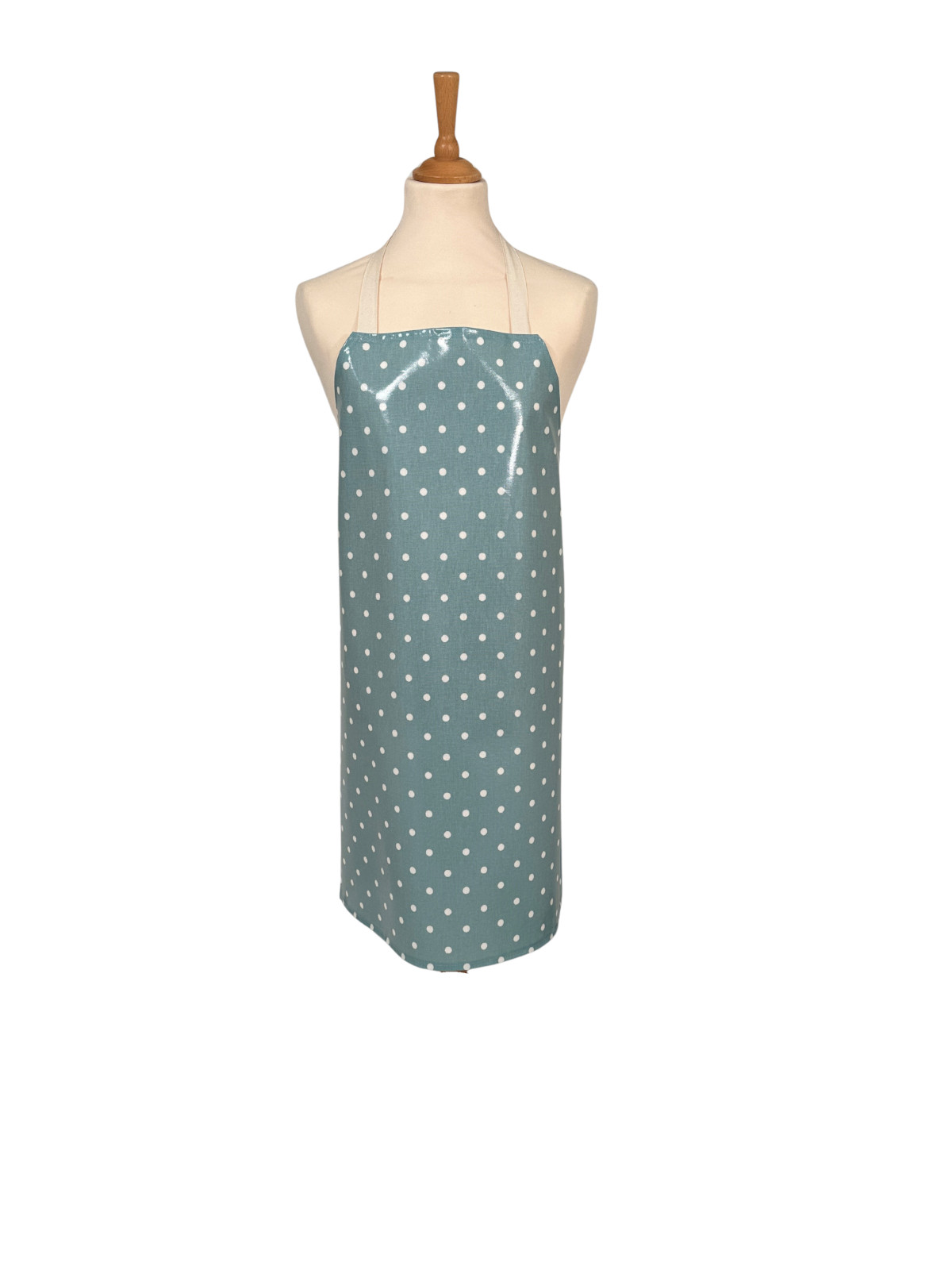 Just Dotty Duckegg Adult Oilcloth Apron