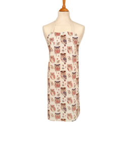 Ollie Owl Adult Oilcloth Apron