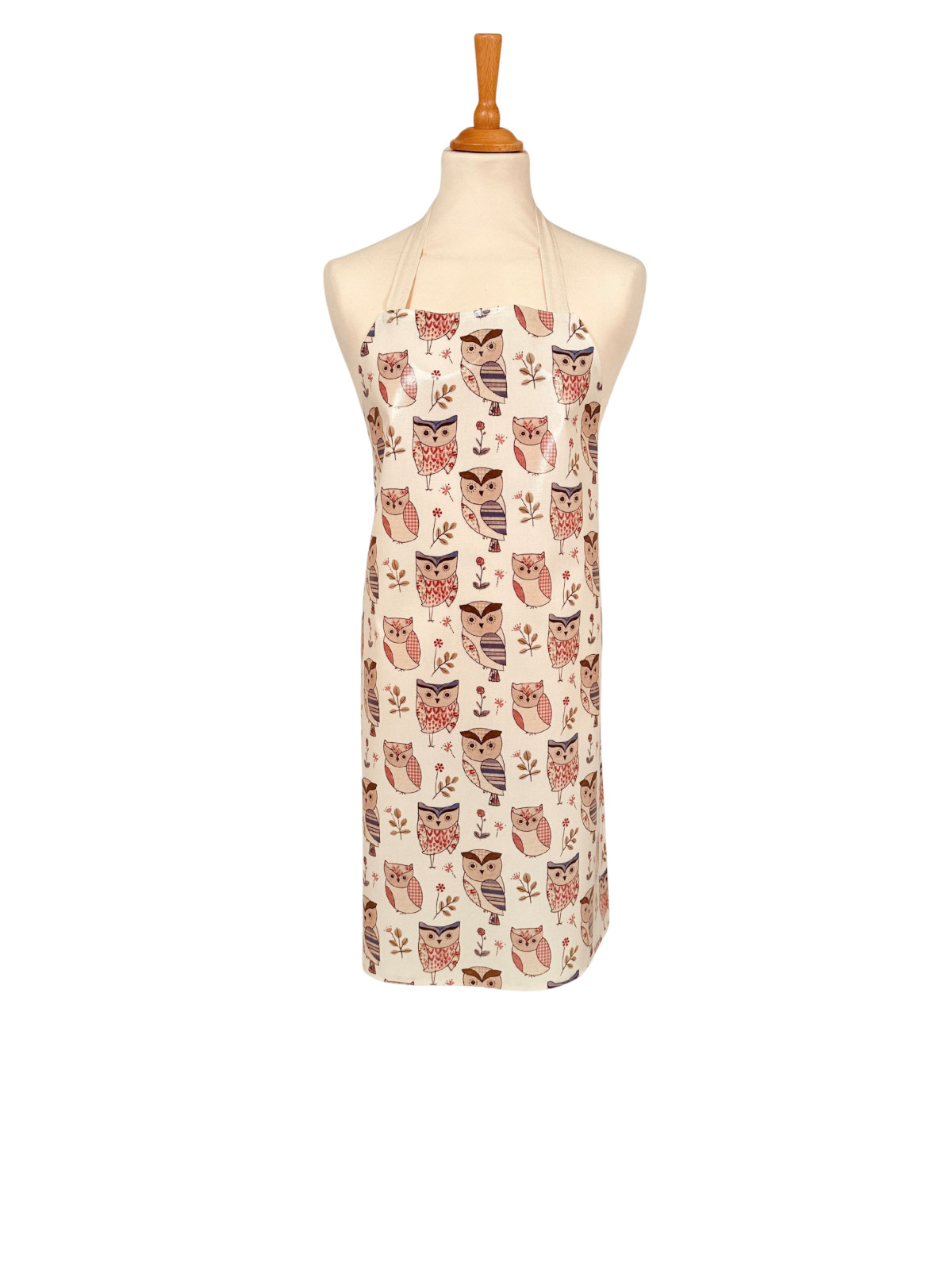 Ollie Owl Adult Oilcloth Apron