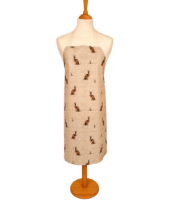 Sandringham Hare Adult Oilcloth Apron