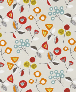 Orion Paprika Gloss Oilcloth Tablecloth
