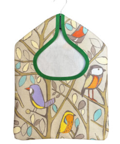 Tweety Natural Wipe Clean Oilcloth Peg Bag