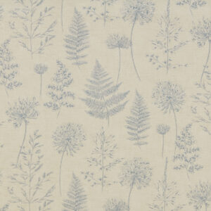 Chervil Blue Mist Matt Oilcloth Tablecloth