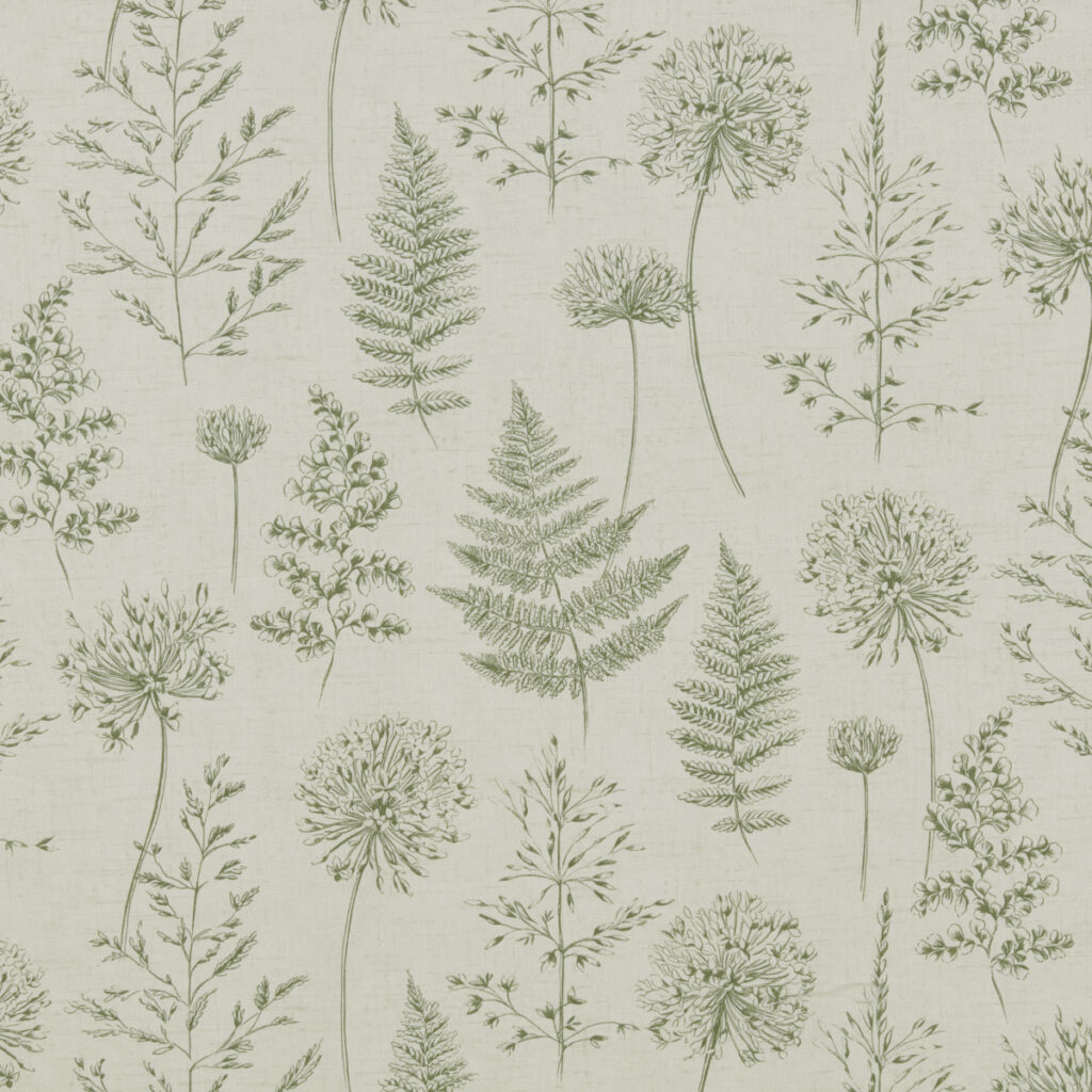 Chervil Fern Matt Oilcloth Tablecloth