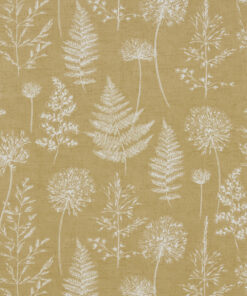 Chervil Mustard Matt Oilcloth Tablecloth