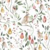 Christmas Partridge Matt Oilcloth Tablecloth