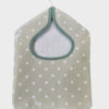 Just Dotty Sage Wipe Clean Oilcloth Peg Bag