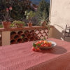 Spot on Paprika Oilcloth tablecloth