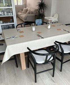 Spot on Pebble Oilcloth Tablecloth