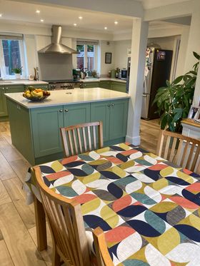 Reno Multi Oilcloth Tablecloth