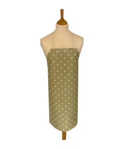 Dotty Sage Adult Oilcloth Apron