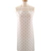 Dotty Cream/Taupe Adult Oilcloth Apron