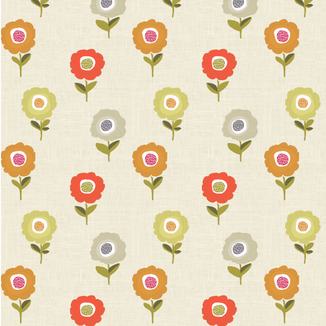 Cara Tutti Frutti Gloss Oilcloth Tablecloth