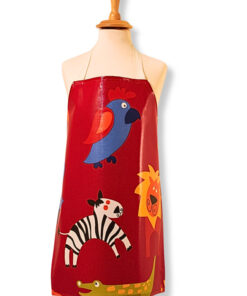 Roar Red Children's Oilcloth Apron