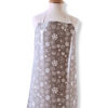 Snowflakes Silver Children's Oilcloth Apron