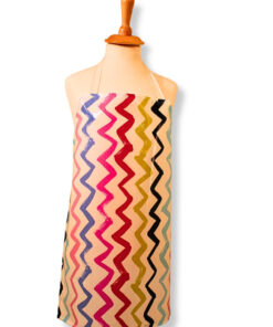 Zig Zag Children's Oilcloth Apron