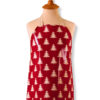 Christmas Trees Red Children's Oilcloth Apron