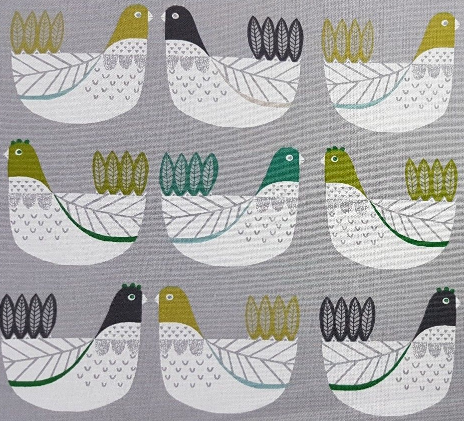Cluck Cluck Kiwi Matt Oilcloth Tablecloth