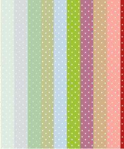 500g scrap bag of Dotty Gloss Oilcloth/PVC remnants