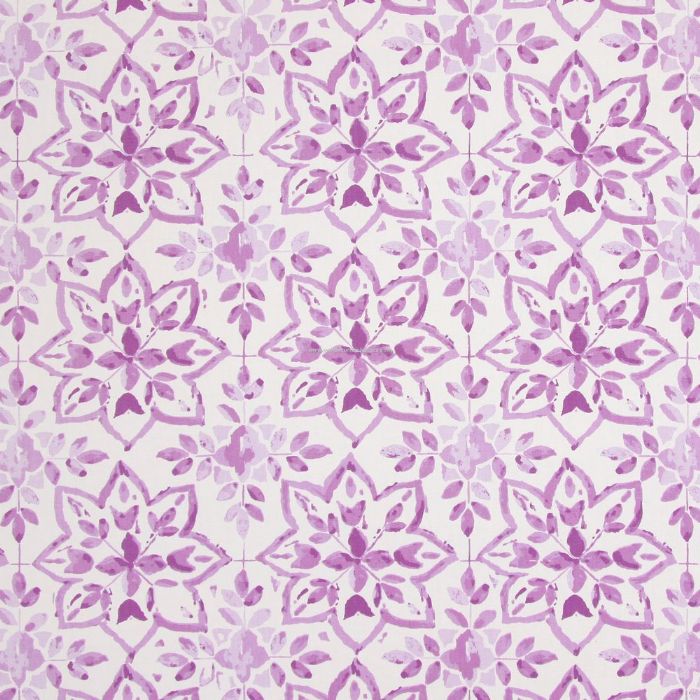 Florentina Violet Gloss Oilcloth Tablecloth