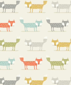 Foxy Gloss Oilcloth Tablecloth