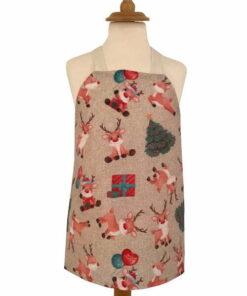 Baby Reindeer Children's Oilcloth Apron