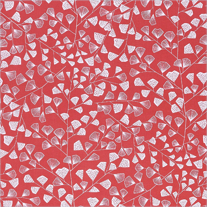 MissPrint Fern Coral Matt Oilcloth Tablecloth