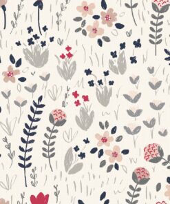 Outback Cranberry Matt Oilcloth tablecloth