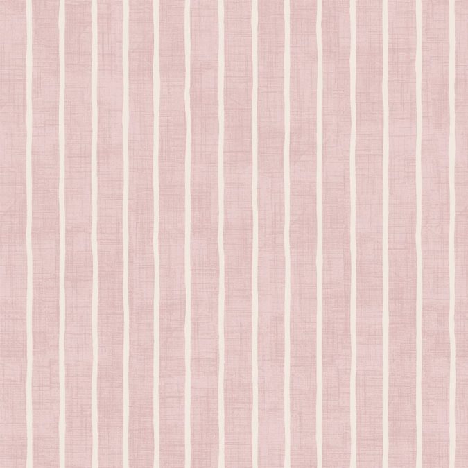 Pencil Stripe Bloom Matt Oilcloth Tablecloth