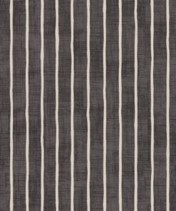 Pencil Stripe Ebony Matt Oilcloth Tablecloth