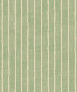 Pencil Stripe Lemongrass Matt Oilcloth Tablecloth