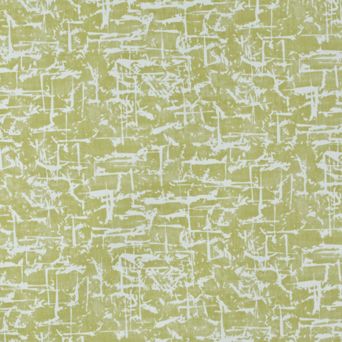 Spitalfields Fennel Gloss Oilcloth Tablecloth