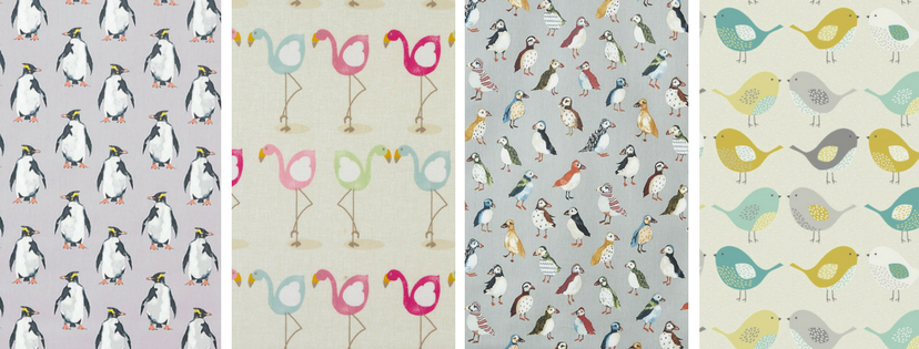 bird themed oilcloths