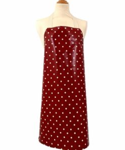 Just Dotty Cherry Adult Oilcloth Apron