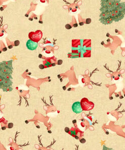 Baby Reindeer Matt Oilcloth Tablecloth