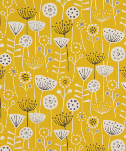 Bergen Mustard Scandi Matt Oilcloth Tablecloth