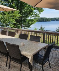 Photo of birch linen oilcloth