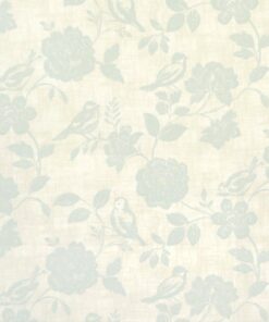 Bird Garden Duckegg Matt Oilcloth Tablecloth