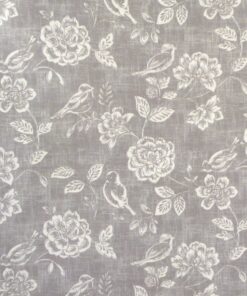 Bird Garden Slate Matt Oilcloth Tablecloth