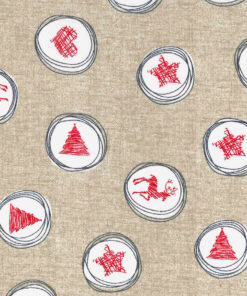 Festive Spot Gloss Oilcloth Tablecloth