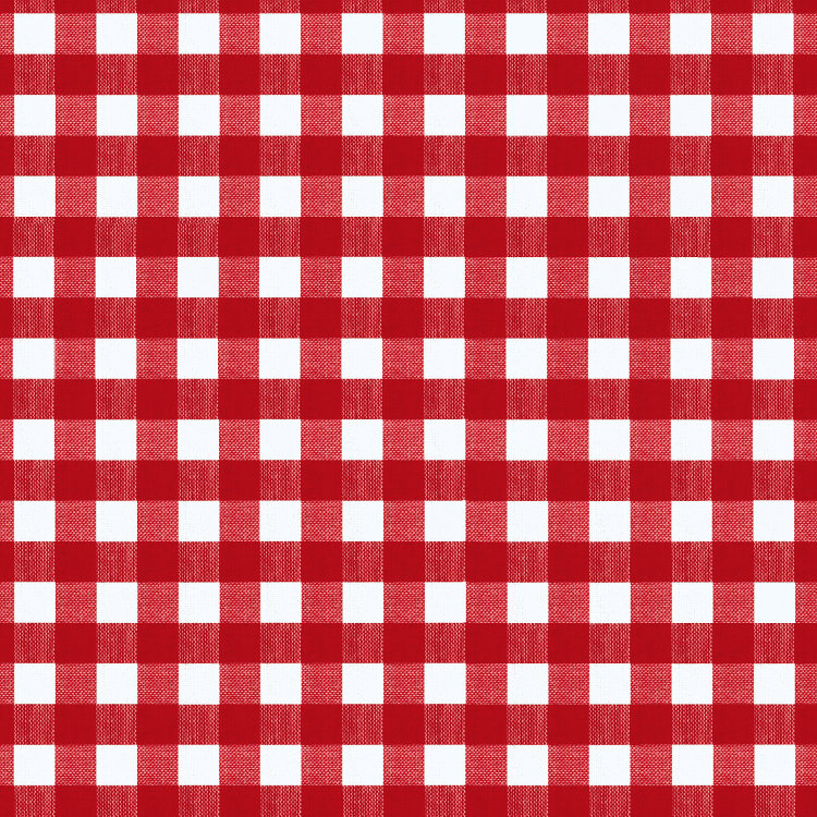 Vichy Red Gingham Gloss Oilcloth Tablecloth