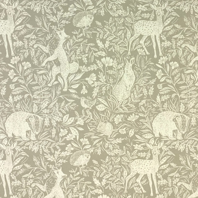 Hatfield Taupe Matt Oilcloth Tablecloth